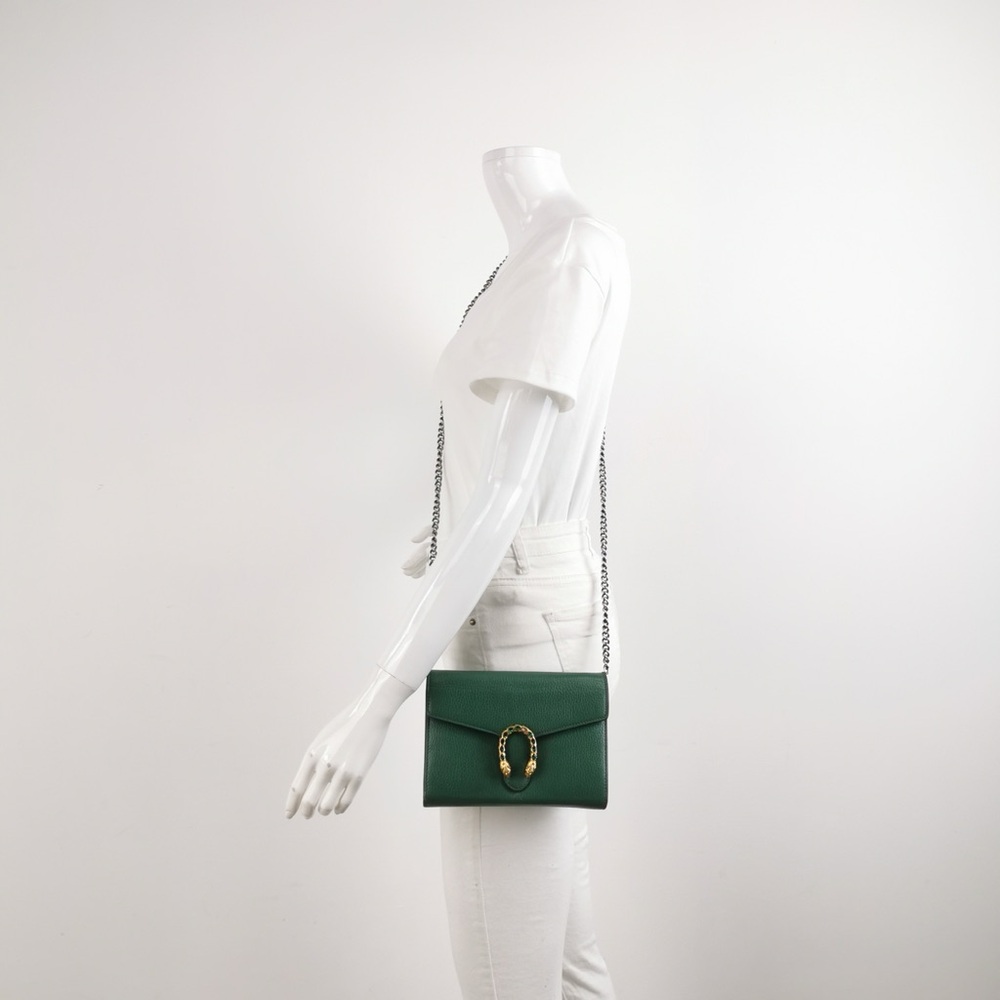 Gucci Green Crossbody Bag with Gold and Silver Accents - Picture 2 of 11